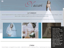 Tablet Screenshot of naccarisanta.com